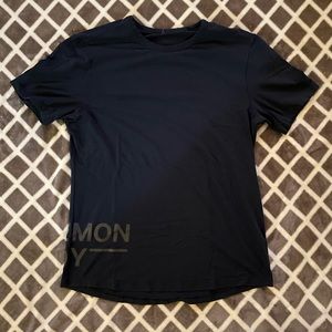 Mens Limited Edition 20th Anniversary Navy Blue Lululemon T-Shirt